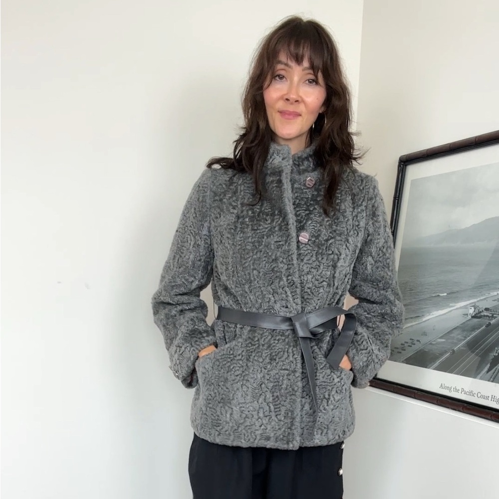 Vintage Teddy Coat Faux Sherpa 🐰🐘🐨